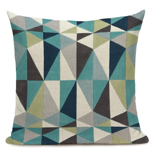 Irregular Geometric Pattern Home Decor Sofa Seat Cushion Cover Hotel and Office - Picture 12 of 23