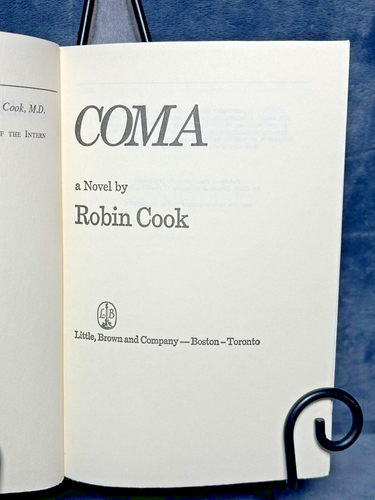 Coma by Robin Cook 1977 1st Edition Hardcover - Picture 9 of 12