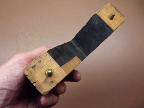 Vintage 2-Piece Wooden Mold marked JOHS X2089 6 1/4" x 5 1/2" x 2 1/4" Neat One! - Picture 10 of 14