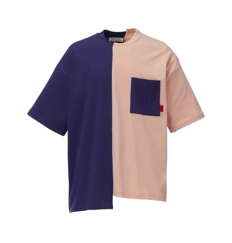 Onitsuka Tiger Pocket Tee - Pink / Navy - Medium - Brand New With Tags