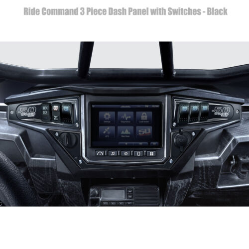 Polaris RZR Ride Command Dash Panel, Switch Combo - Black - Foto 2 di 6