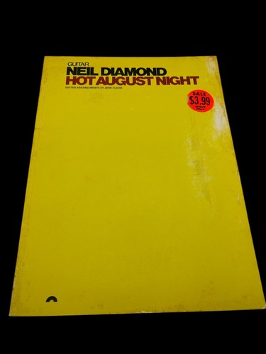Neil Diamond Hot August Night Guitar Arrangements Songbook Sheet Music 22 Songs