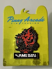 Pinny Arcade PAX East 2024 Cyberpunk 2077 Samurai Pin CD Projekt Red CDPR