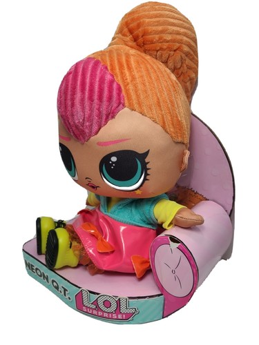 Nuevo Neon QT LOL Sorpresa, Suave, Abrazable, Muñeca de Peluche Chica MGM Entretenimiento Nuevo en Caja - Imagen 5 de 8