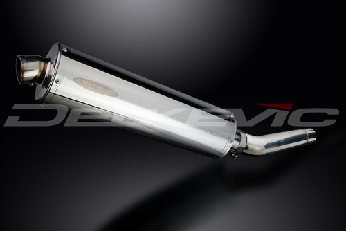 Yamaha YZF600R Foxeye 1994-2007 Slip On 18" Oval Stainless Exhaust Muffler Kit - Picture 5 of 5