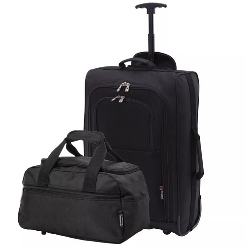 Ryanair Hand Cabin 40x20x25 & 2nd Baggage Fits 55x40x20 Luggage Set (55x35x20cm) - Picture 24 of 100