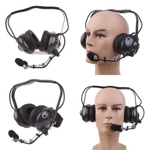 Two Pin Headphone for Two Way Radio 2-Pin to 5-Pin Coil Cord Volume Control Knob - Zdjęcie 2 z 8