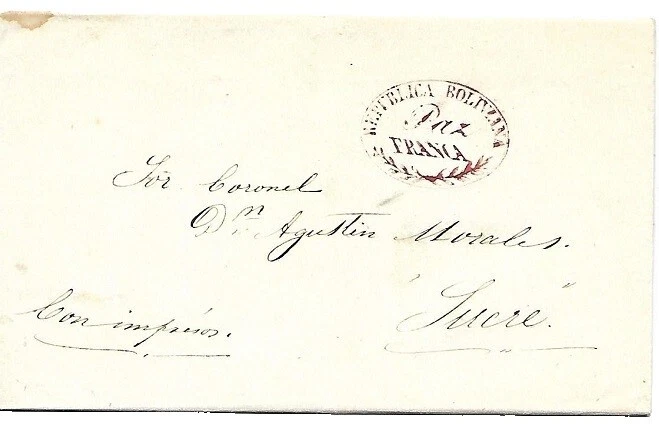 Fancy Cancel Bolivian Stamps