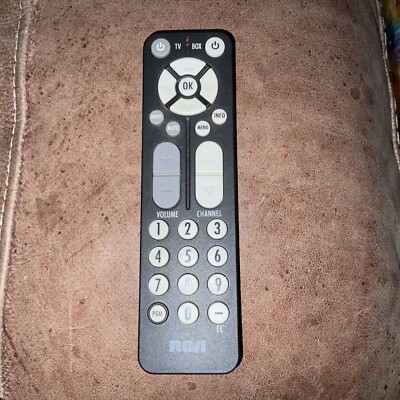 RCA RC27A OEM Original TV Converter Box Replacement Remote Control Black