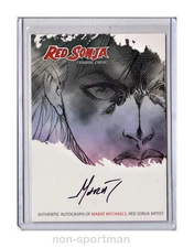 RED SONJA 2012 (BREYGENT) AUTOGRAPH RSA-MMB MARAT MYCHAELS