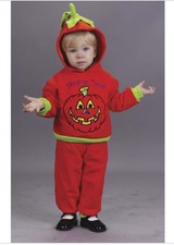 Soft Comfy Pumpkin Halloween Costume Hat Toddler Infant 6-12 Months