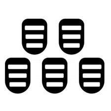 5pcs Pocket Square Holder for Men Suits Pocket Square Organizer Folder Keeper