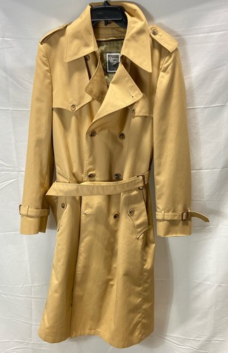 Christian Dior Men Beige Belted Trench Coat Size 42L - Picture 1 of 5