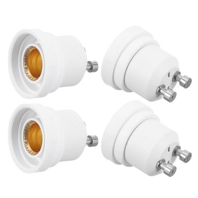 4 PCS GU10-auf-E12-Verlängerung Fassungs-Glühlampen-Verlängerung