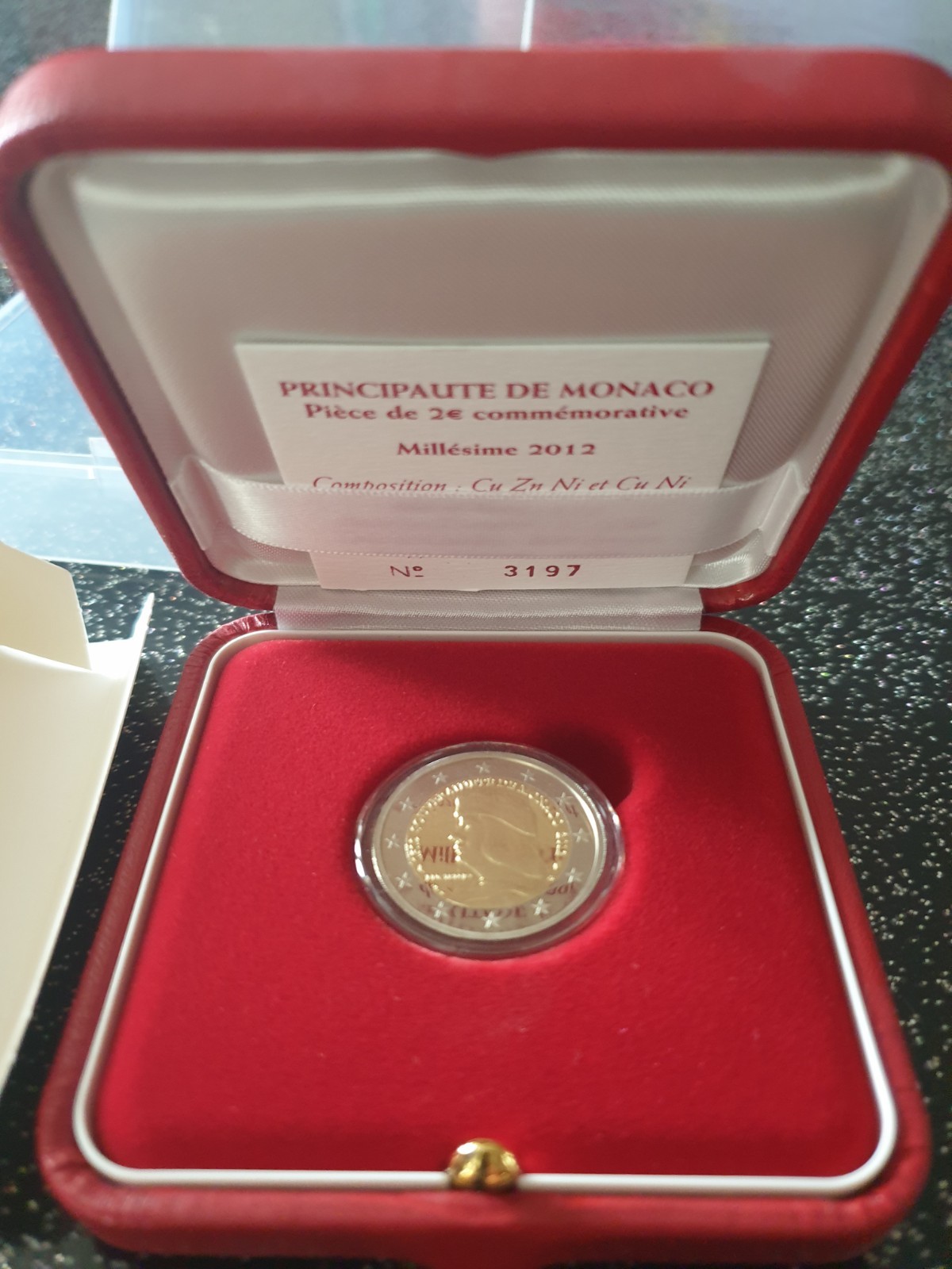 Coffret 2 euros Monaco 2012 BE Lucien 1er
