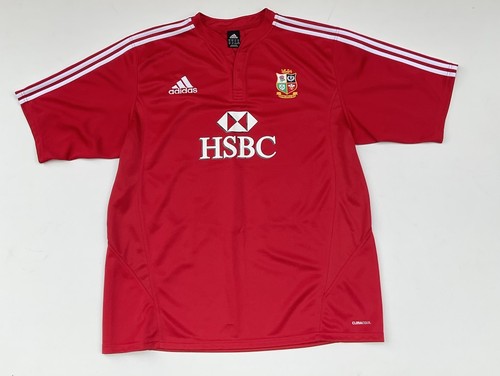 British And Irish Lions Rugby Shirt Mens XXL Red Adidas - Picture 1 of 24