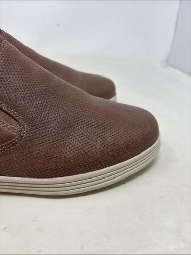 Dunham Herrenschuhe Größe 10 Braun Leder Slipper DAH13BR - Bild 7 von 8