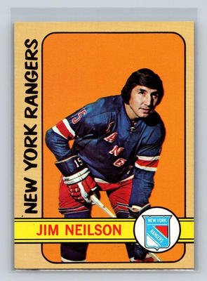 #ad 1972 73 Topps #66 Jim Neilson New York Rangers $2.99