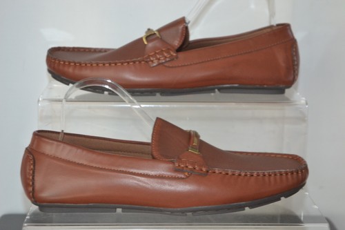 Bata Flexible Herren rotbraun Slipper Mokassin Stil Fahrschuhe UK Größe 10