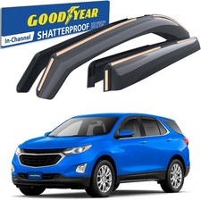 Sun Rain Visors Wind Guards for 2018-2024 Chevrolet (Chevy) Equinox SHATTERPROOF