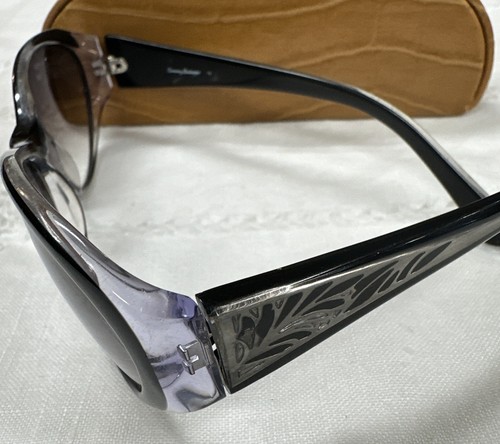 Tommy Bahama ‘Black Crystal’ Polarized Sunglasses TB29SA + Faux Alligator Case - Picture 2 of 4