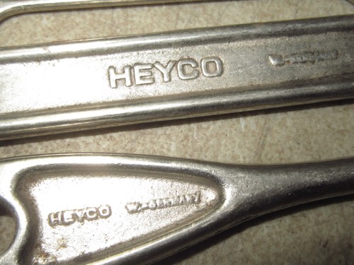 Vtg HEYCO BMW Motorcycle W. Germany 4-tools screwdriver, tire iron 2 wrenches - Picture 5 of 10