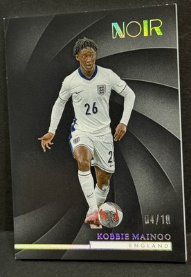 2024-25 Panini Noir Soccer FIFA England Kobbie Mainoo Gold Holo