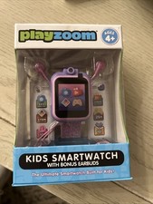 Play Zoom Kids Smartwatch with Bonus Earbuds Pink New Sealed In Box