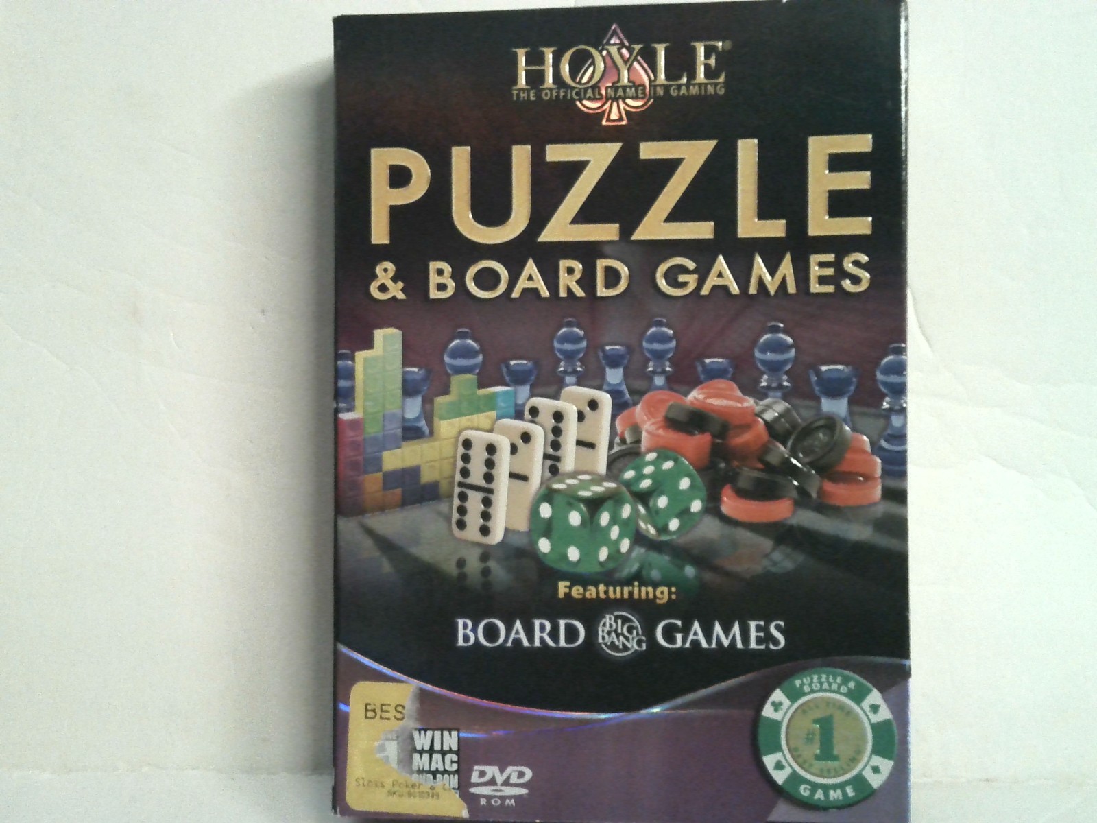 Hoyle Puzzle & Board Games Win/MAC DVD New 2009 Encore Software