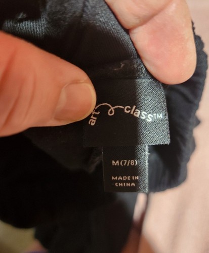 Girls Aet Class Black Cargo Knit Sweatpants Size Medium - Picture 5 of 5