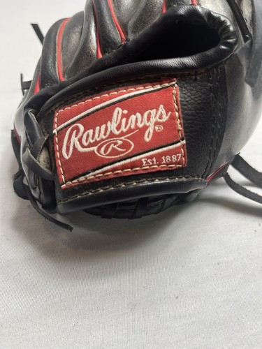 T-Ball Baseball Glove Alex Rodríguez PL158BB Rawlings Black 9” Autograph Model - Picture 7 of 7
