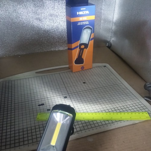 Hilta HILT8007 - Hi-Vis Batterie Taschenlampe mit 3x AA Batterien Werkstatt Inspektionslampe - Bild 13 von 14