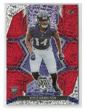 Kyle Hamilton 2022 Panini Mosaic Sparkle Red RC #332-Baltimore Ravens