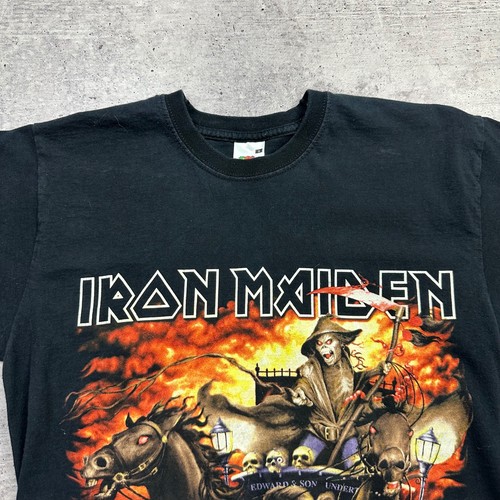 Iron Maiden ‘Edward the Great’ Style Graphic Tee Men’s approx S - Picture 4 of 15