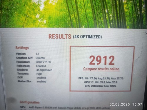 HP Pavilion Gaming Notebook R3550H 32GB Ram 1650 GTX 4GB 512 GB NVMe 1TB SSD - Bild 9 von 18