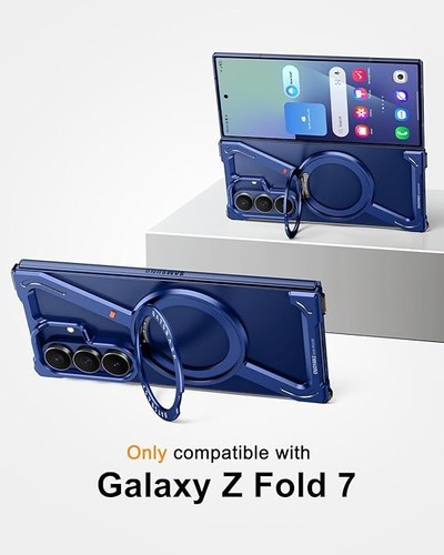 Coque Support 360 Magnétique Métal Forme Z Sans Bord pour Samsung Galaxy Z FOLD 7 6 5 - Photo 30 sur 34
