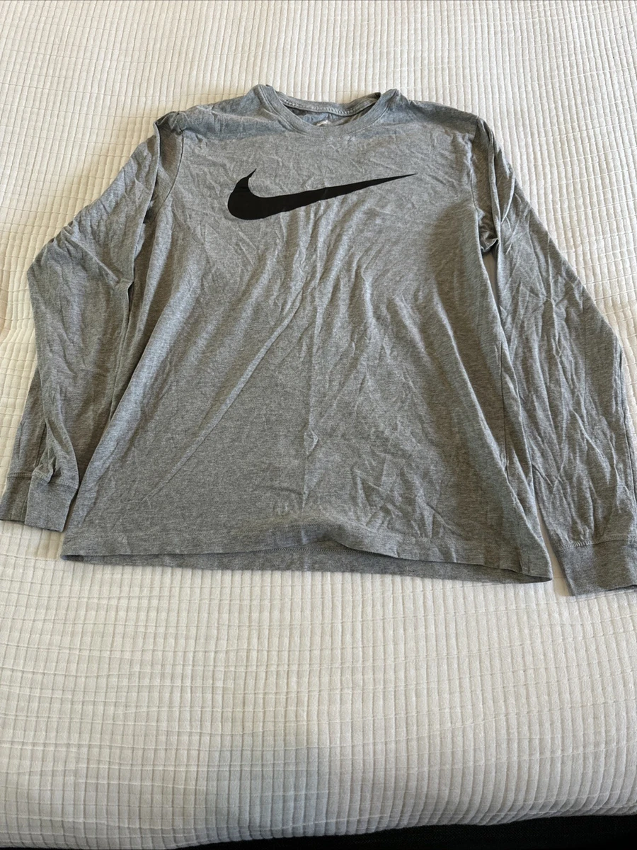 Nike Long Sleeve Gray Shirts for Men for sale | eBay