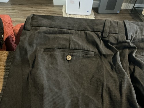 Tommy Bahama Hose Herren 42 x 30 schwarz lockere Passform 90 % Seidenmischung elegante Hose - Bild 15 von 18
