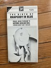 THE BIRTH OF RHAPSODY IN BLUE 2 CASSETTES BY PAUL WHITEMAN 1924 CONCERT 1986