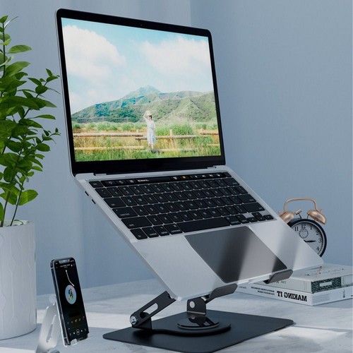 Foldable Tablet Holder 360 Degree Rotation Notebook Computer Riser - Zdjęcie 7 z 9