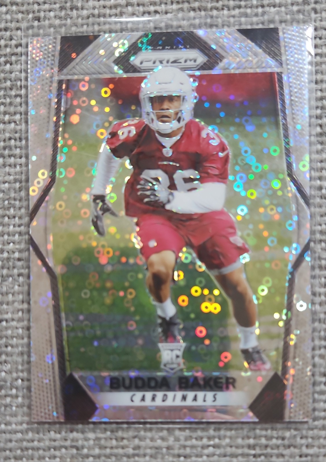 2017 Panini Prizm - Rookies Budda Baker #256 Disco Prizm (RC)