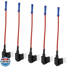 YENOVO Micro 3 Blade Fuse Kit, 5A/7.5A/10A/15A Automotive Fuses with Clear Wi