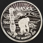 1962 Alaska $20 Alaska Boosters Souvenir Money 999 Fine Silver round! Prospector