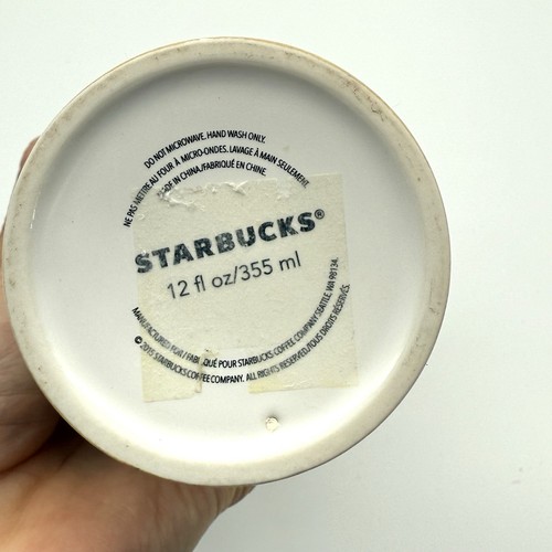 Starbucks 2015 Tattoo Sailor Mermaid Siren 12oz Double Walled Ceramic Tumbler - Picture 11 of 11