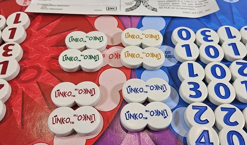 Link-O Board Game 100% COMPLETE Jax 2007 Numbers Tiles Family Sequence - Picture 11 of 18