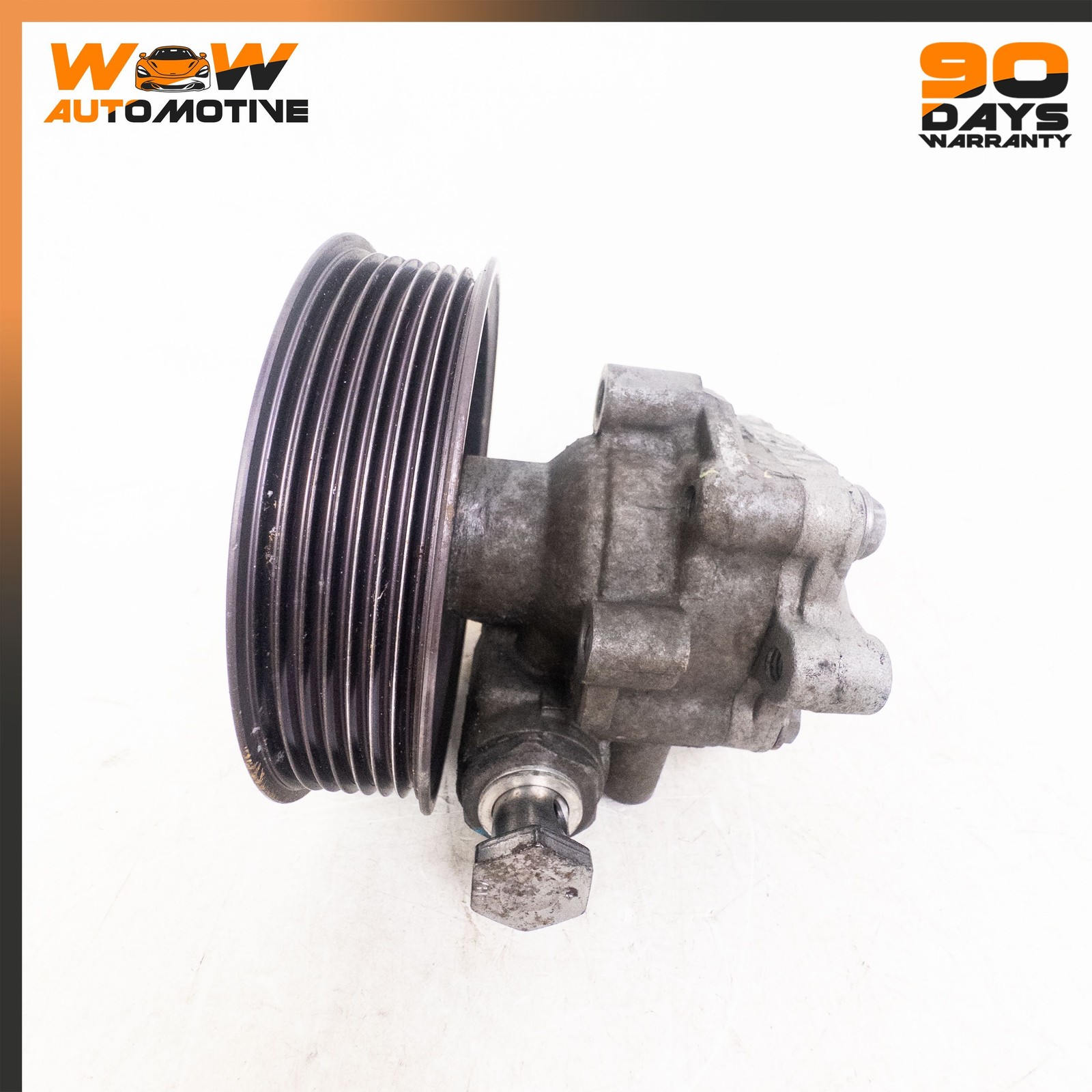 04-13 BENTLEY CONTINENTAL GTC GT POWER STEERING PUMP POLY V BELT PULLEY OEM