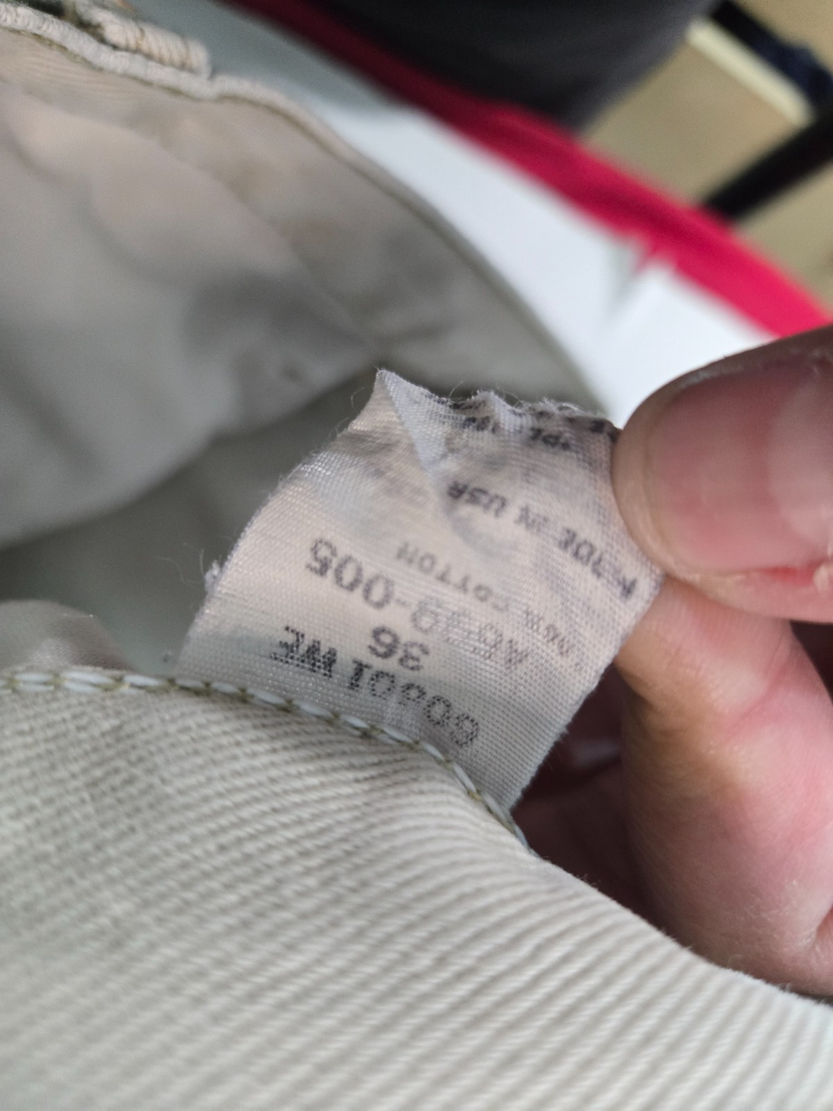 Wrangler Beige Carpenter Style Shorts 36 Made in USA 100% Cotton thumbnail 6