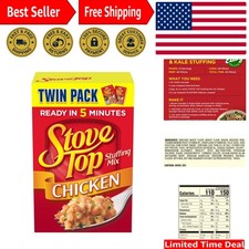 Convenient Chicken Stuffing Mix   Tastes Made from Scratch, 110 Calories/Serving