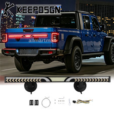For Jeep Gladiator Truck Magnetic Suction Brake Turn Reverse Led Tail Light Bar