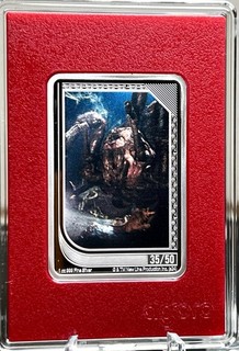 2024 Agoro Lord Of The Rings Trading Coins SHELOB #35 Ruby 1oz Silver Coin